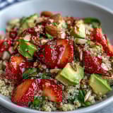 Strawberry Avocado Quinoa Salad