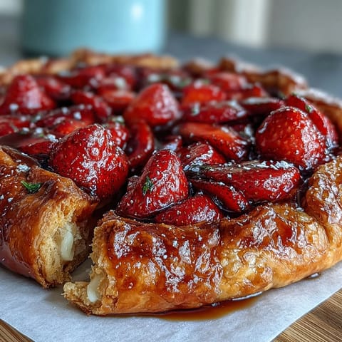 Fresh Strawberry Frangipane Galette
