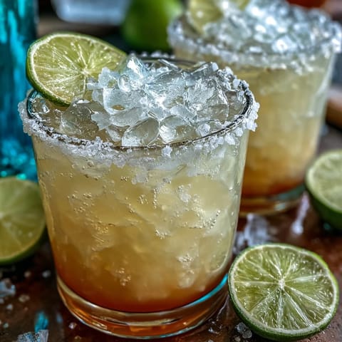 Refreshing Cinco de Mayo margarita mocktail with salted rim, fresh lime slices, and sparkling water, perfect for festive celebrations.