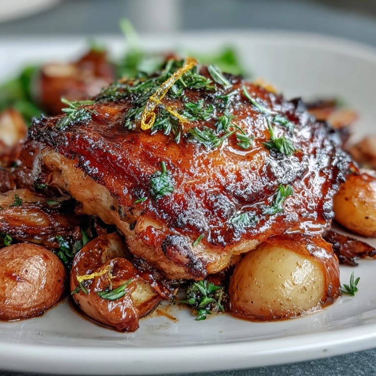 Savory Roasted Radish & Chicken Sheet Pan, a colorful, all-in-one meal on a baking sheet.