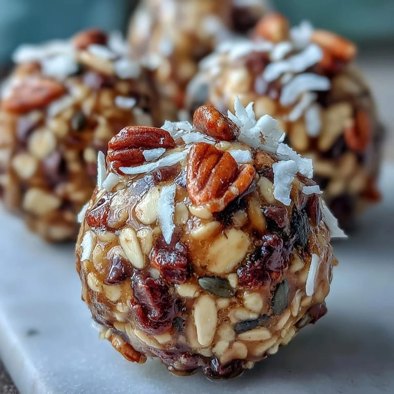 Chewy, naturally sweetened energy balls with oats, honey, and chocolate chips—ideal for school-safe, nut-free treats.