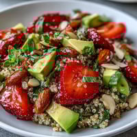Strawberry Avocado Quinoa Salad