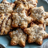 Gemini Zodiac Cookies with vibrant star royal icing, a sweet treat.
